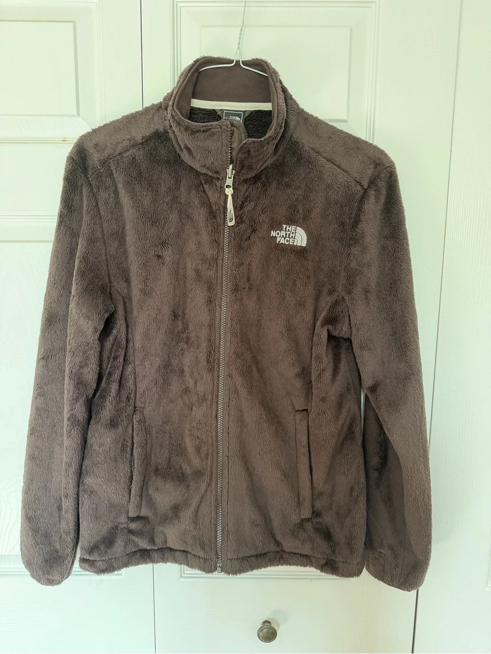 The North Face Dark Brown Plush Fleece Jacket - Picture 2 of 3